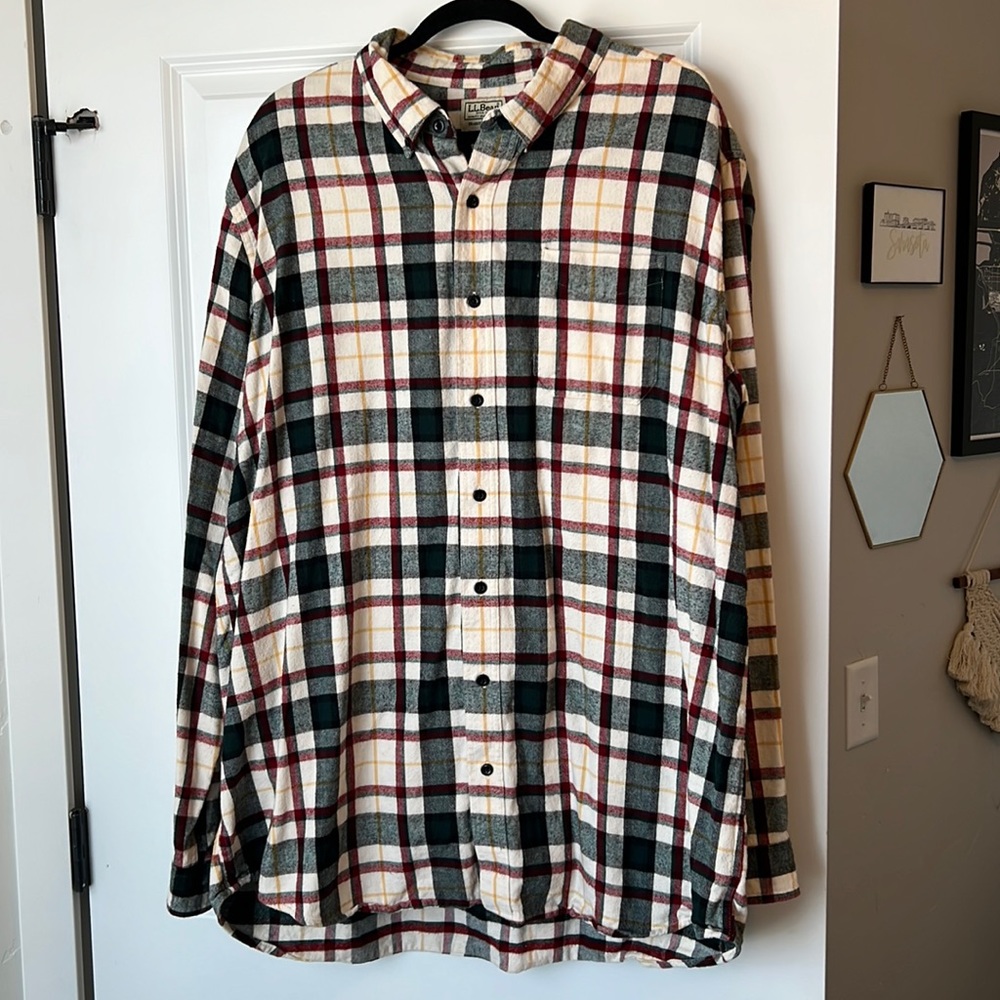 LL Bean flannel- XXL Tall